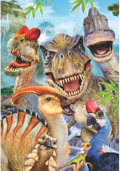 Puzmooyuncak Anatolian Dino Selfie Puzzle (260 Parça)