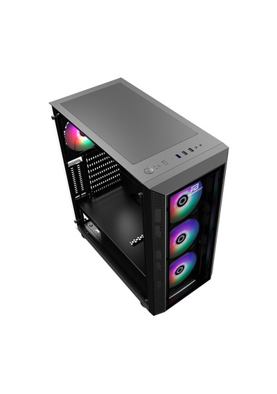 Powerboost Vk-P3380B 550W 80+ Usb3.0 Atx Tempered Glass Panel Ar