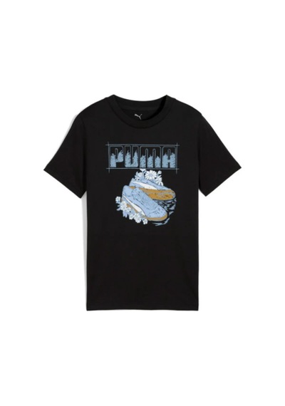 Puma Graphic Tee Çocuk Siyah Tişört Pamuklu Baskılı Günlük Tişört Puma Graphic Tee Çocuk Siyah Tişört Pamuklu Baskılı Günlük Tişört