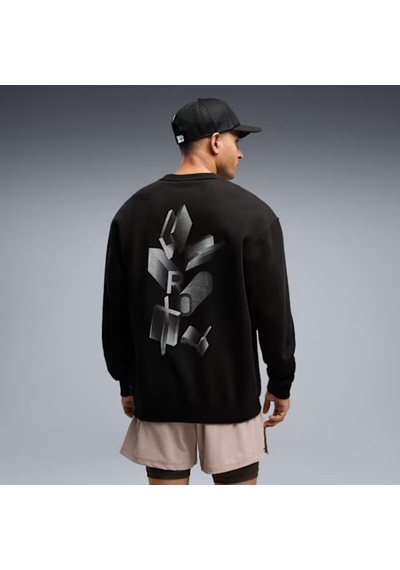 Puma M Puma X Hyrox Crewneck Siyah Erkek Sweatshirt
