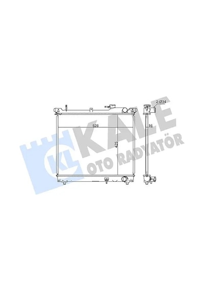 Suzuki Grand Vitara Motor Radyatoru 1.6 2003-2004 Kale 348125