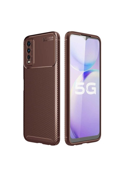 Vivo Y11S Kılıf Zore Negro Karbon Tasarım Silikon Kılıf