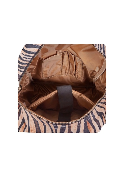 Bloominbag Stripy Tricky 13-14 İnç Laptop / Macbook Sırt Çantası Kahverengi - Bej
