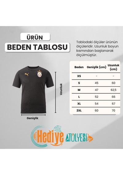 Gsstore Galatasaray Lisanslı A Takım Antrenman Siyah T-shirt Siyah