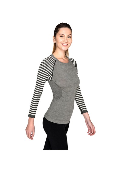 Thermoform Ultimate Merino Kadın Seamless Termal Uzun Kollu İçlik Seti Antrasit Çok Renkli