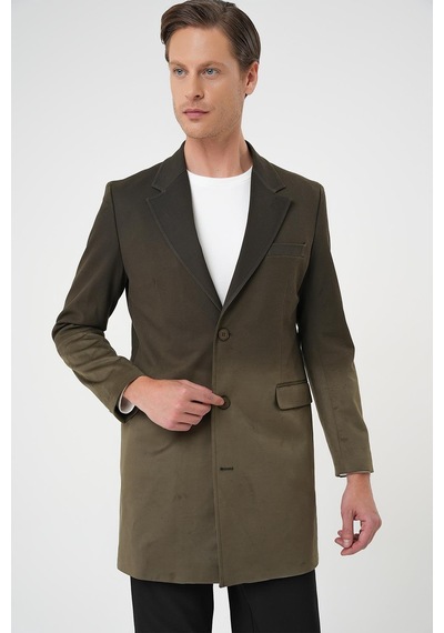 Efor Ka 088 Slim Fit Haki Spor Kaban Haki