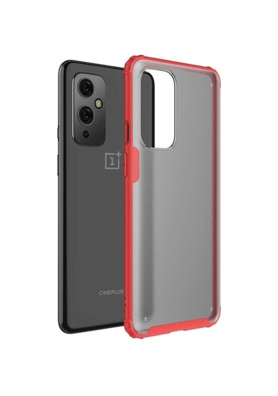 One Plus 9 Kılıf Zore Volks Kapak Kırmızı