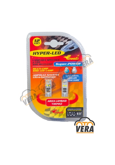 İnwells Led Xenon H11-H8-H9-H16 (Zenon) 15000 Lümen Güçlü Şimşek Etkili