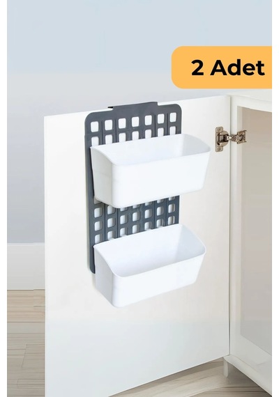 Seviye Ayarlı Dolap Kapağı Düzenleyici 2 Geniş, 2'li Set, Beyaz Beyaz