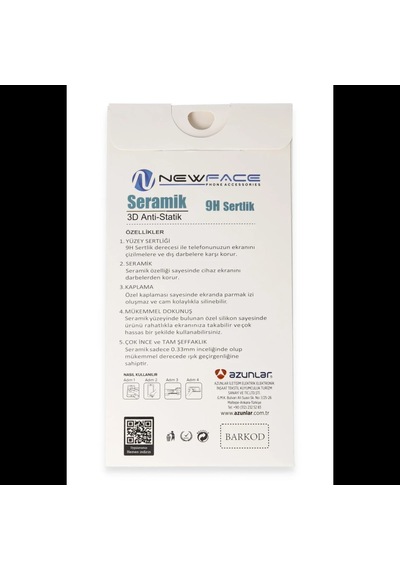 Newface Vivo Y17s 3d Antistatik Seramik Nano Ekran Koruyucu
