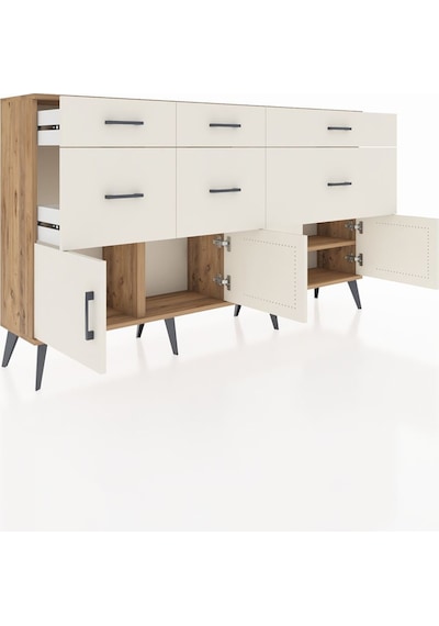Arges Konsol Tek Raflı 6 Çekmeceli 4 Kapaklı 176x30x99 Çam-aytaşı Aytası - Atlas Çam Arges Konsol Tek Raflı 6 Çekmeceli 4 Kapaklı 176x30x99 Çam-aytaşı Aytası - Atlas Çam