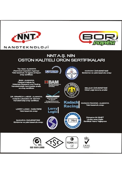 Bor Power S-600 Gold Güçlendirilmiş Bor İçerikli Motoryağ Katkıs
