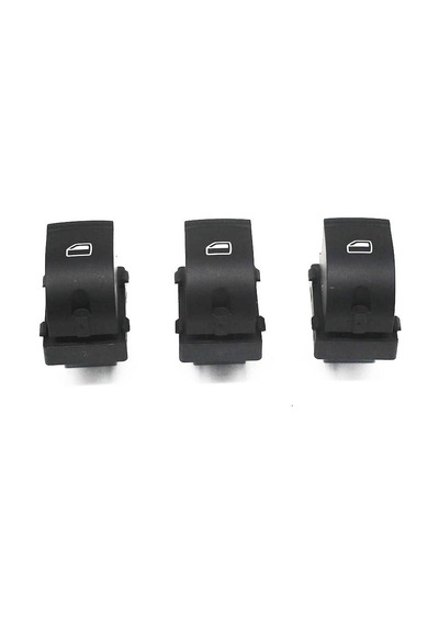 Audi A6 Sol Dörtlü ve Tekli Cam Düğmesi Anahtarı Takım 2005-2011