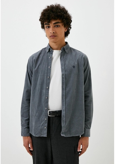 Erkek Kadife Gömlek Gri %100 Pamuk Düğmeli Yaka Slim Fit Logo Detaylı Gömlek Ncs Jeans 7980-gri Gri Erkek Kadife Gömlek Gri %100 Pamuk Düğmeli Yaka Slim Fit Logo Detaylı Gömlek Ncs Jeans 7980-gri Gri