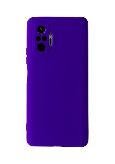 Xiaomi Redmi Note 10 Pro Kılıf Nano İçi Kadife Silikon - Mor 0.2M-Çok Renkli