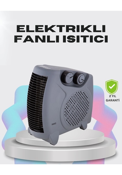 Mey İthalat Çok Fonksiyonlu Fanlı Isıtıcı Isıtma Ve Soğuk Hava Üfleme Özellikli