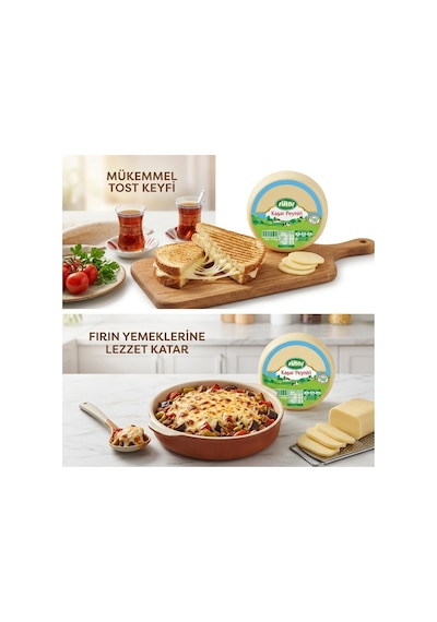 Sütaş Kaşar Peyniri 400 Gr 3 Lü