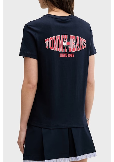 Tommy Jeans Pamuklu Logo Baskılı Regular Fit Bisiklet Yaka T Shirt Bayan T Shirt Dw0dw22274 C1g Lacivert Tommy Jeans Pamuklu Logo Baskılı Regular Fit Bisiklet Yaka T Shirt Bayan T Shirt Dw0dw22274 C1g Lacivert