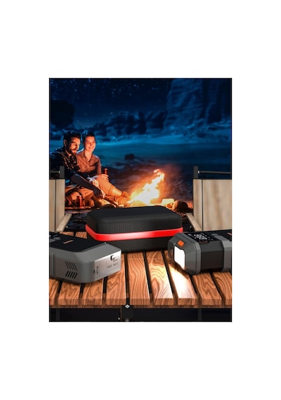 12000 Mah Akü Takviye Cihazı 150 Psi Lastik Şişirme Powerbank Led Işıklı Acil Durum Güç Kaynağı