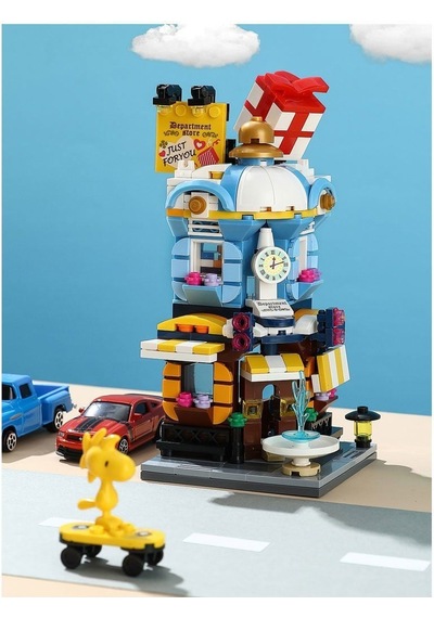 Kp0105 Keeppley City Corner Department Store Blok Seti 389 Parça