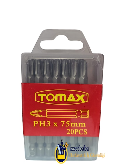 Tomax Ph3 X 75 Mm Bits Uç 20 Adet
