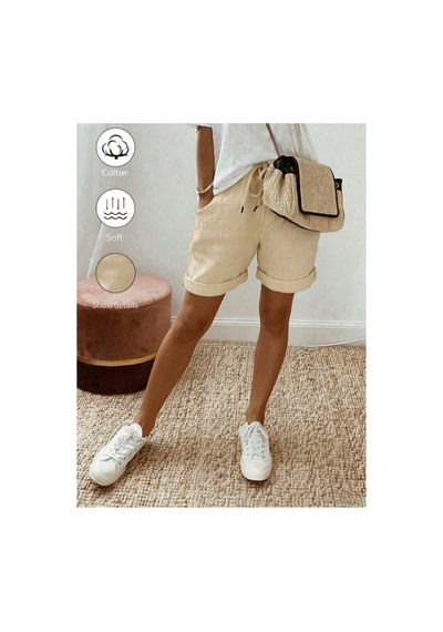 Cool Tarz Kadın 2li Set Bej Beyaz Beli Lastikli Cepli Rahat Kesim Yazlık Şort Bej - Beyaz Bej - Beyaz Cool Tarz Kadın 2li Set Bej Beyaz Beli Lastikli Cepli Rahat Kesim Yazlık Şort Bej - Beyaz Bej - Beyaz