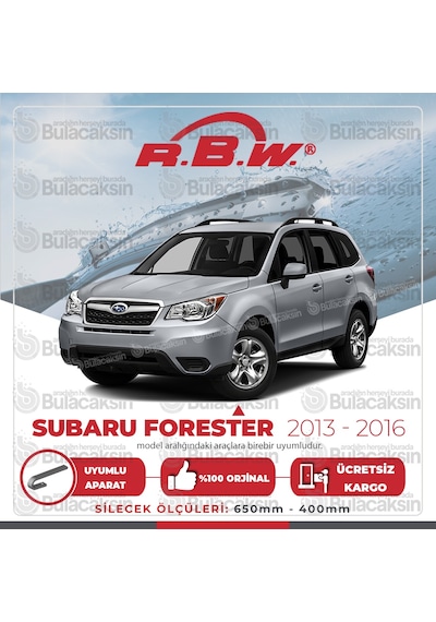 Rbw Subaru Forester 2013-2016 Ön Muz Silecek Takımı