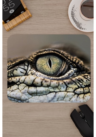 Timsah Kaymaz Dikişli Kauçuk Oyuncu Mousepad V2 - 22x18 Gaming Mouse Pad Fare Altlığı