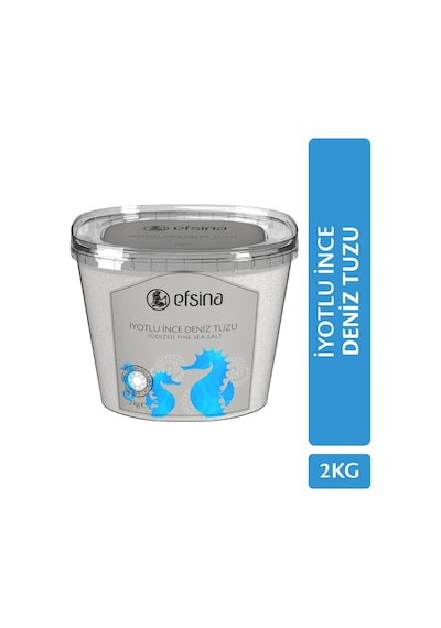 Efsina İyotlu İnce Deniz Tuzu 2 KG