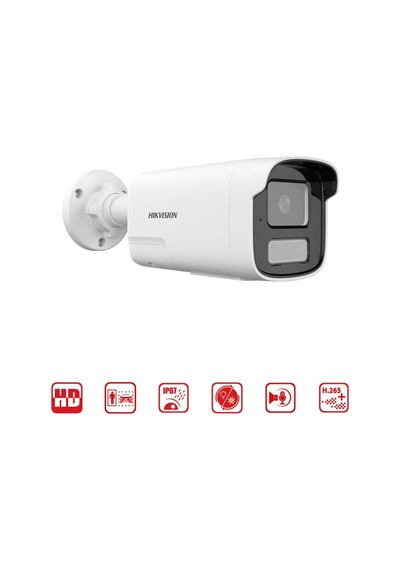 Ds-2cd1t23g2-lıuf/sl - 2 Mp Smart Hybrid Light Bullet Network Kamera Live Guard