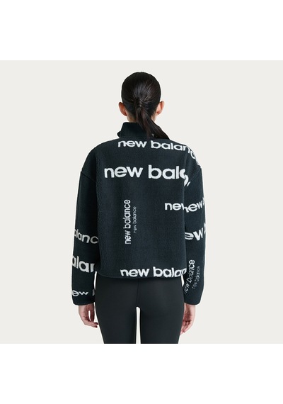 The North Face New Balance Lifestyle Half Zip Kadın Sweatshirt Wnc3623-bk Siyah
