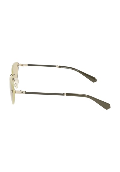 Calvin Klein Jeans Ckj 25208s 045 63 Kadın Cat Eye Gümüş Metal Güneş Gözlüğü Gri