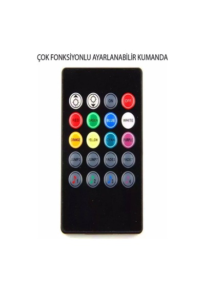 Eraks Car Accesorıes Kumandalı Araç Içi Ayak Altı Sese Duyarlı