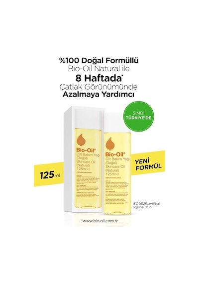 Mey İthalat Bio-oil Çatlak Karşıtı Ve Natural Cilt Bakım Yağı 125 Ml