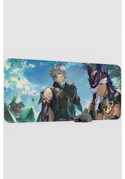 Alhaitham Genshin Impact Anime Gacha V4 - 90x40 Xxl Gaming Mouse Pad Fare Altlığı