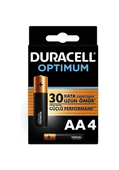 Duracell Optimum Aa Alkalin Kalem Pil, 1,5v Lr6 / Mn1500 , 4 Lü