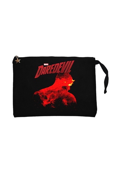 DareDevil Siyah Clutch Astarlı Cüzdan / El Çantası Siyah