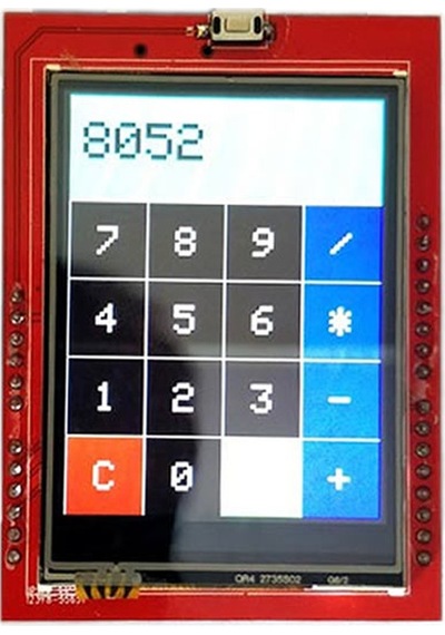 2.4" 320X240 Arduino Lcd Tft Shield Dokunmatik Ekran Microsd