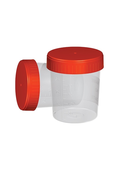 Patoloji Numune Kabı 100ML - Aseptik - Poşetli