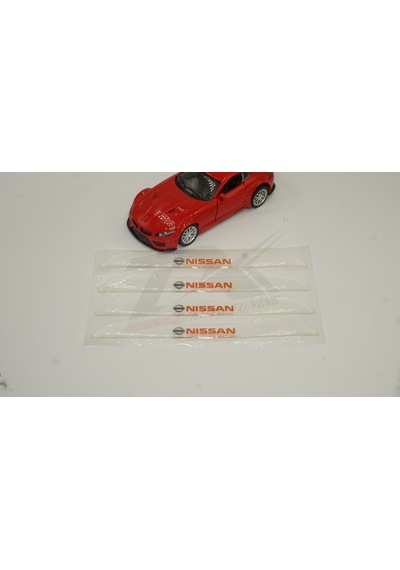 Nissan Logo Kapı Kenarı Koruma Şeffaf Kauçuk 3M Band New Style