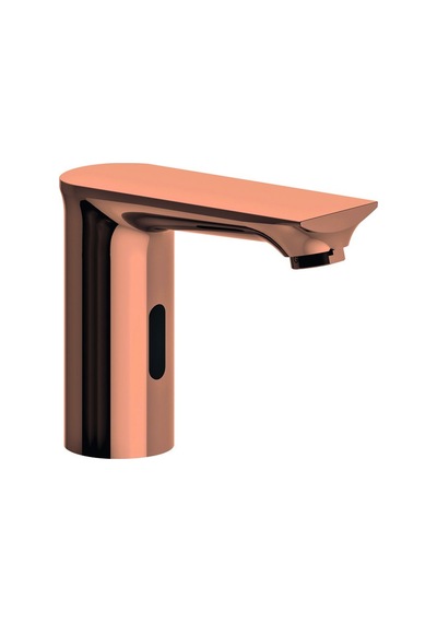 Gpd Flb13-R Çift Su Girişli Fotoselli Lavabo Bataryası Rose