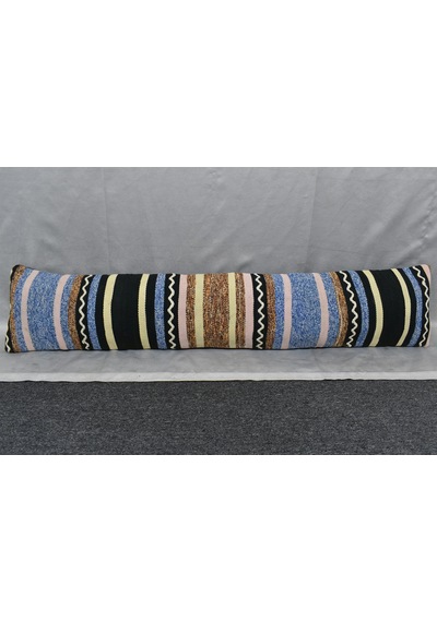 Zehra Abla Halı Yeni El Dokuma Dekoratif Lumbar Kilim Kırlent Yastık Kılıfı 6209