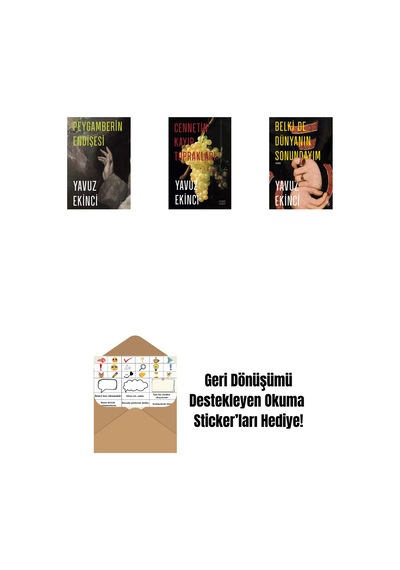Peygamberin Endişesi + Cennetin Kayıp Toprakları + Belki De Dünyanın Sonundayım + Okuma Sticker'ları
