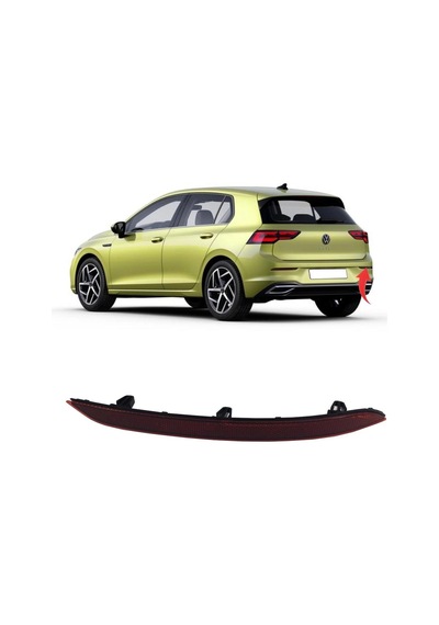 Reflektör Tampon Golf8 2020 Yılında Çıkan Kasa Arka Sağ Oem No: 5h0945106