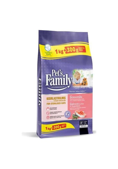 Northcity Kısıryet. Kedi Mama Somon 1000+300gr 1 Adet