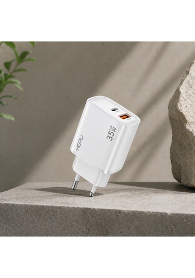 Hepu Hp-c30 35w Gan Hızlı Şarj Adaptörü Type-c Kablo Dahildir
