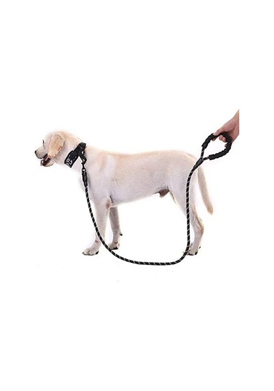 Technosmart Köpekler İçin Gezdirme Tasması Reflektörlü 130 Cm Halat Orta Ve Büyük Boy Köpekler İçin Siyah Genel