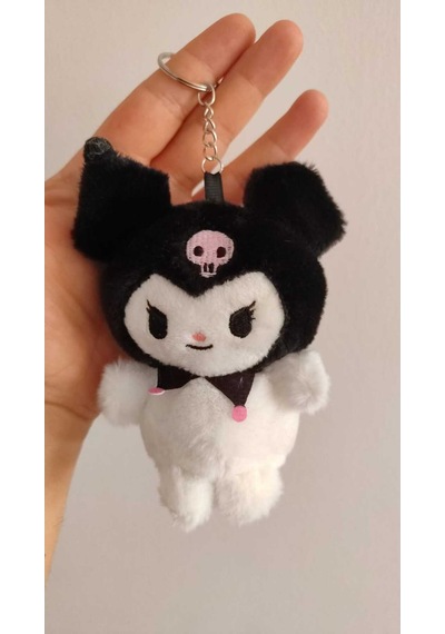 Kuromi Peluş Oyuncak Anahtarlık 15 Cm Çok Renkli