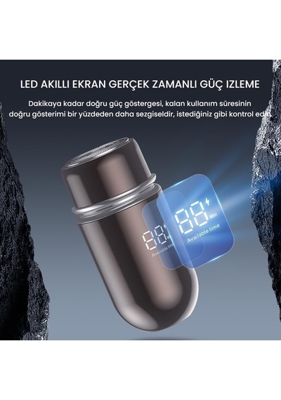 Şarjlı Taşınabilir Unisex Mini Sakal Ve Yanak Tıraş Makinesi Diğer
