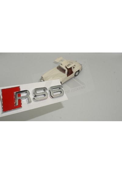 Audi Rs6 Bagaj Krom Abs 3M 3D Yazı Logo Amblem Ürün